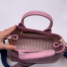 画像をギャラリービューアに読み込む, PRADA プラダ カナパ ファブリック キャンバス ハンドバッグ 2WAY トート ピンク